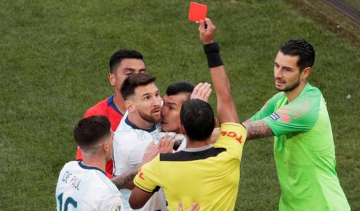 Messi banned from int’l football for three months