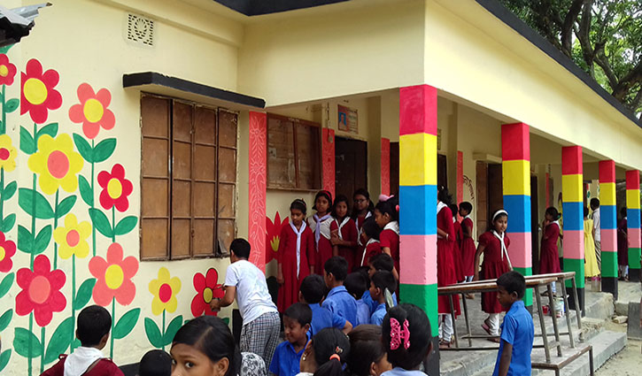 Upazila of colorful schools