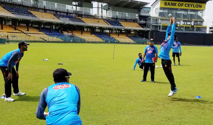 শ্রীলঙ্কায় বাংলাদেশ দলের অনুশীলন শ্রীলঙ্কায় বাংলাদেশ দলের অনুশীলন