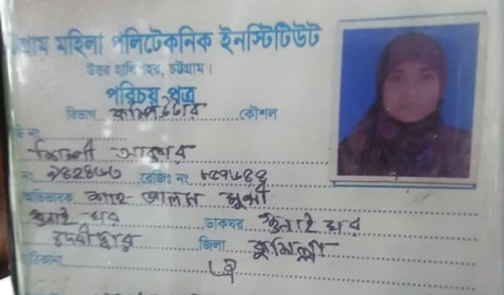 Female student run over while getting off bus