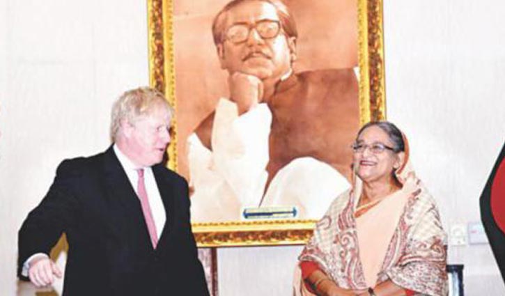Sheikh Hasina sends Rajshahi Fazli to British PM