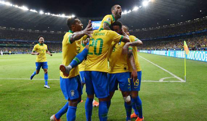 আর্জেন্টিনাকে হারিয়ে ১২ বছর পর ফাইনালে ব্রাজিল