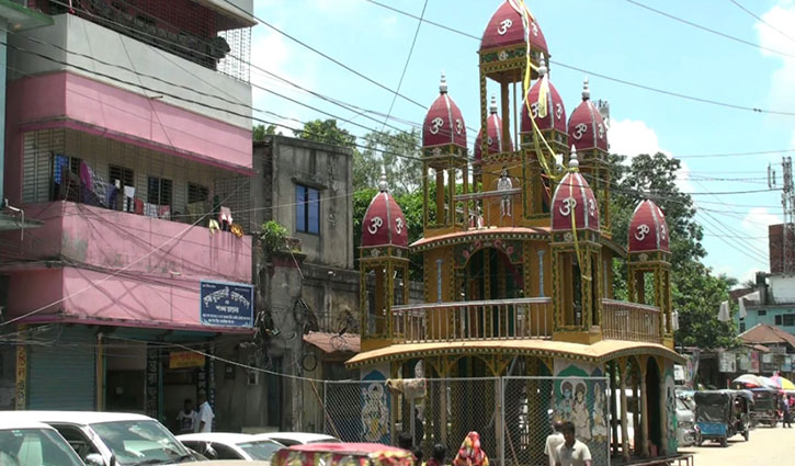 ধামরাইয়ের ঐতিহ্যবাহী রথযাত্রার প্রস্তুতি চলছে পুরো দমে