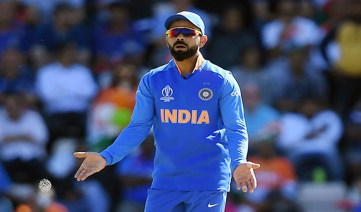 Kohli fined for breach of code of conduct