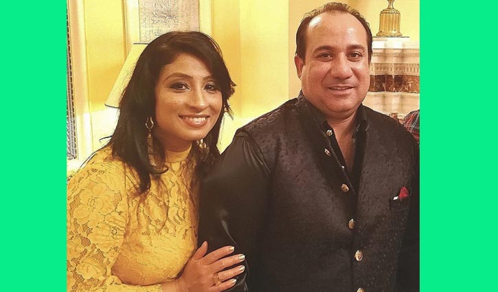 রাহাত ফতেহ আলীকে গান শোনালেন রুবাইয়াত