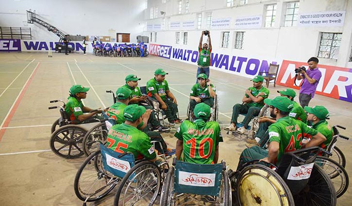 ভারত সফরে বাংলাদেশ হুইলচেয়ার ক্রিকেট দল