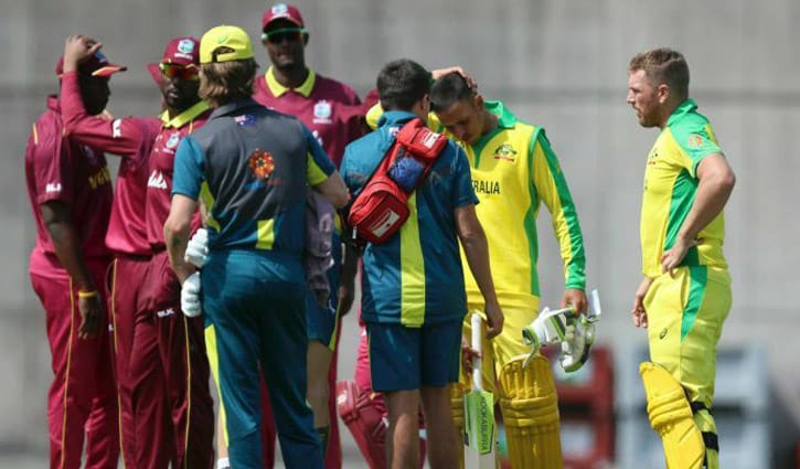 আন্দ্রে রাসেলের বলের আঘাতে হাসপাতালে খাজা