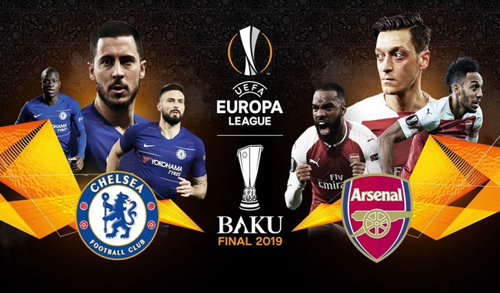 ​Arsenal-Chelsea to face off in Europa League final tonight