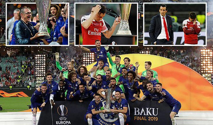 আর্সেনালকে উড়িয়ে দিয়ে চেলসি চ্যাম্পিয়ন