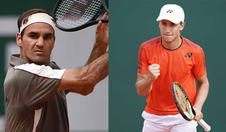 এক সম‌য়ের প্র‌তিপ‌ক্ষের ছে‌লের মু‌খোমু‌খি ফে‌দেরার