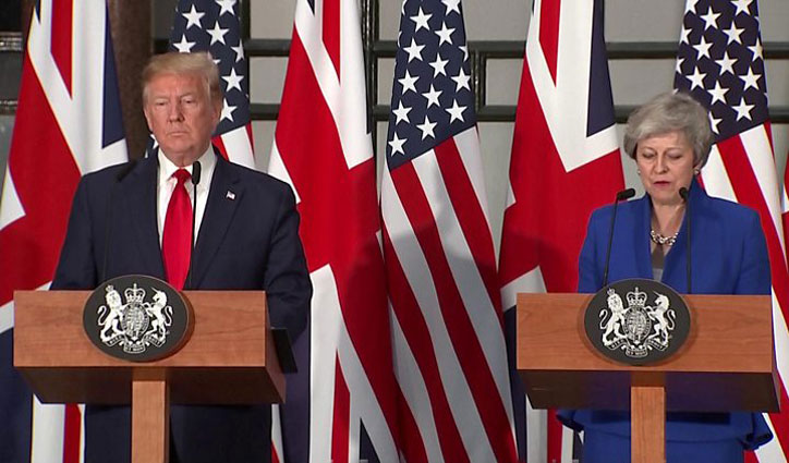 Trump praises 'extraordinary' US-UK alliance