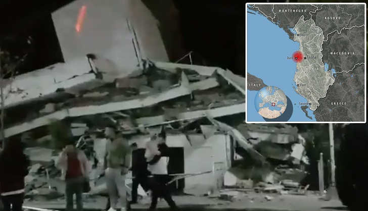6.4-magnitude quake strikes Albania