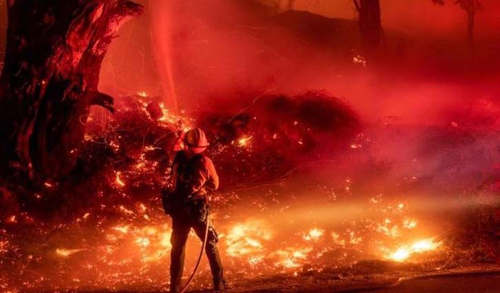 Trump threatens to pull California wildfire   funds