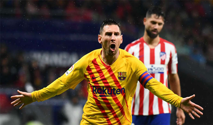 Messi nets late winner against Atleti to take Barca top of LaLiga