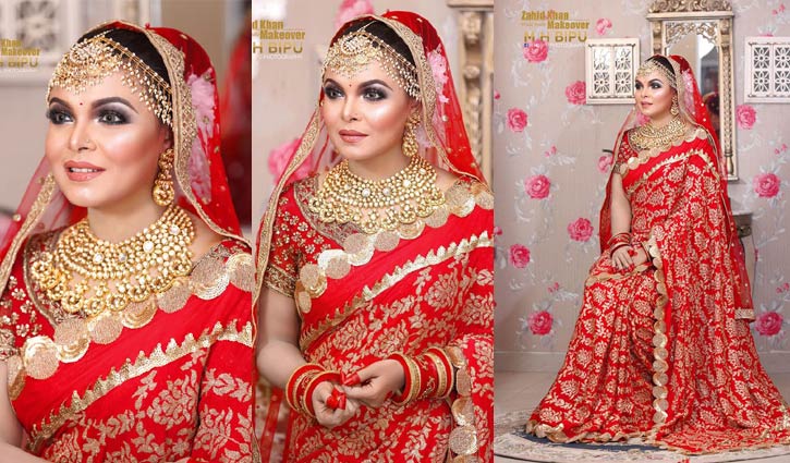 বধূ বেশে শাওনের ছবি ভাইরাল