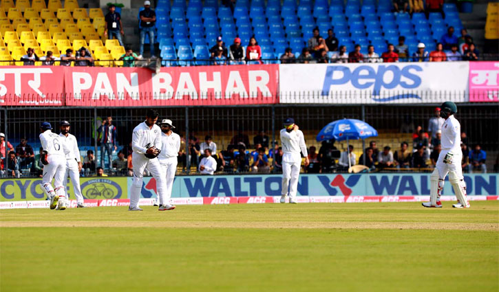 Bangladesh 150, India 86/1 at stumps