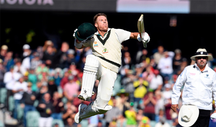 Warner joins illustrious company with triple-century