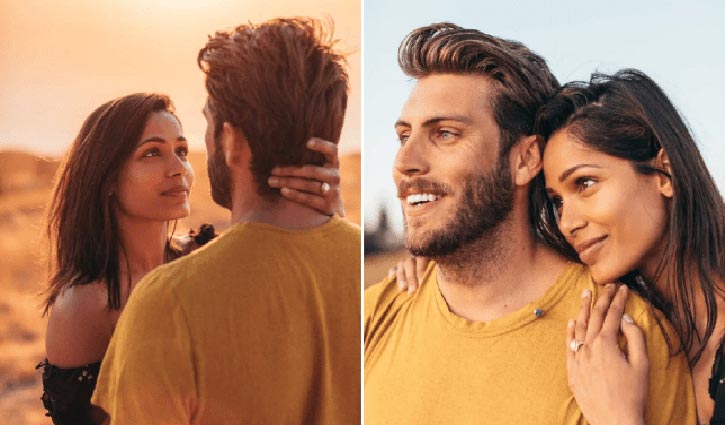 বাগদান সারলেন ফ্রিদা পিন্টো