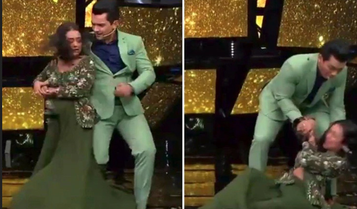 নাচতে গিয়ে বিপত্তি (ভিডিও)