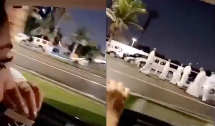 সৌদিতে নারীর হাতে পুরুষদের হয়রানি