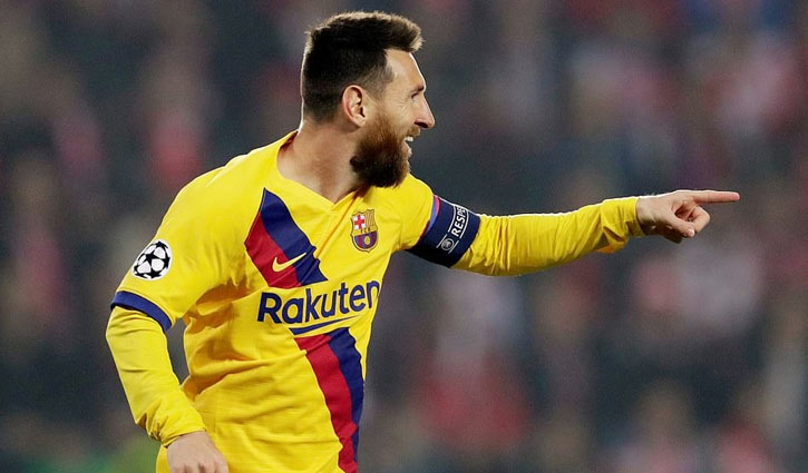 চ্যাম্পিয়নস লিগে মেসির জোড়া রেকর্ড