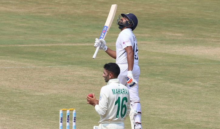 Rohit scripts test cricket history with double ton