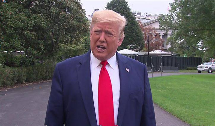 Trump urges Ukraine and China to probe Bidens