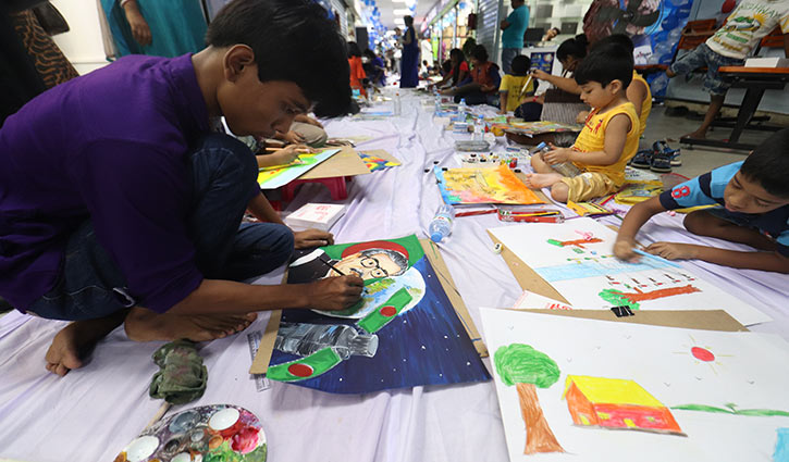 ডিজিটাল আইসিটি মেলায় চিত্রাঙ্কন প্রতিযোগিতা ডিজিটাল আইসিটি মেলায় চিত্রাঙ্কন প্রতিযোগিতা