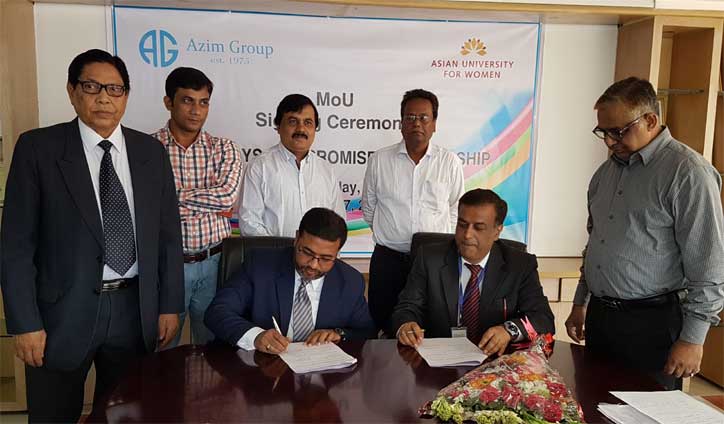 Azim Group, Asian University for Women sign MoU  