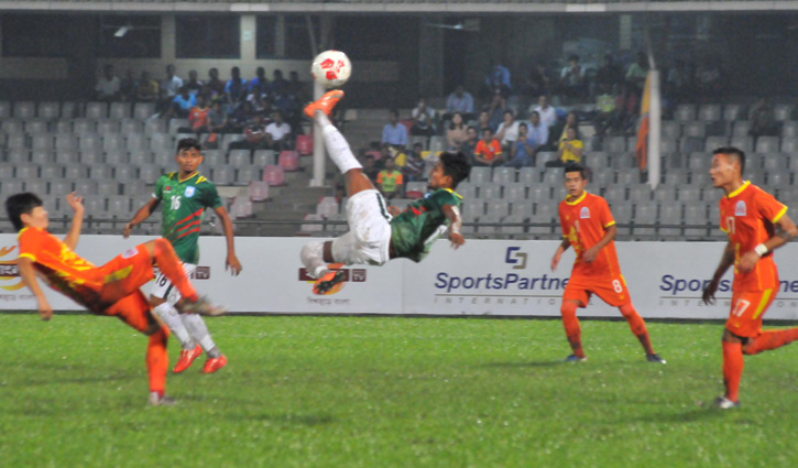 Bangladesh outplay Bhutan 4-1