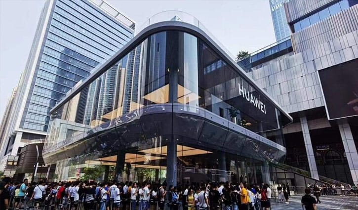 হুয়াওয়ের ১৩শ’ বর্গমিটারের ফ্ল্যাগশিপ স্টোর