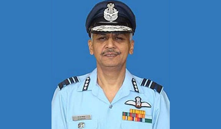 ঢাকায় ভারতের বিমানবাহিনী প্রধান ঢাকায় ভারতের বিমানবাহিনী প্রধান