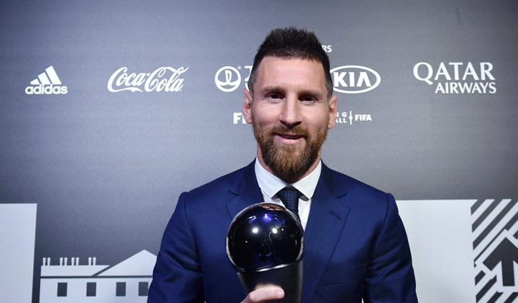 Messi wins FIFA award for best men's player