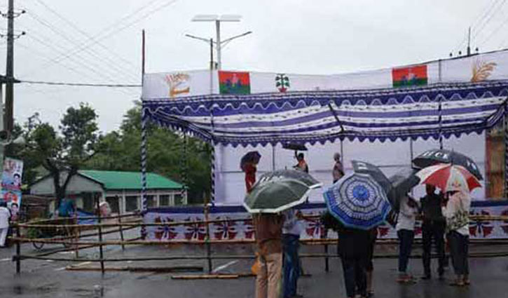 রাজশাহীতে বিএনপির সমাবেশ, বাস চলাচল বন্ধ