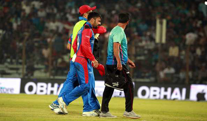 ফাইনালে রশিদ খানকে নিয়ে শঙ্কা ফাইনালে রশিদ খানকে নিয়ে শঙ্কা