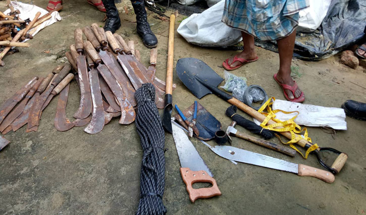 Huge lethal weapons made for Rohingyas recovered