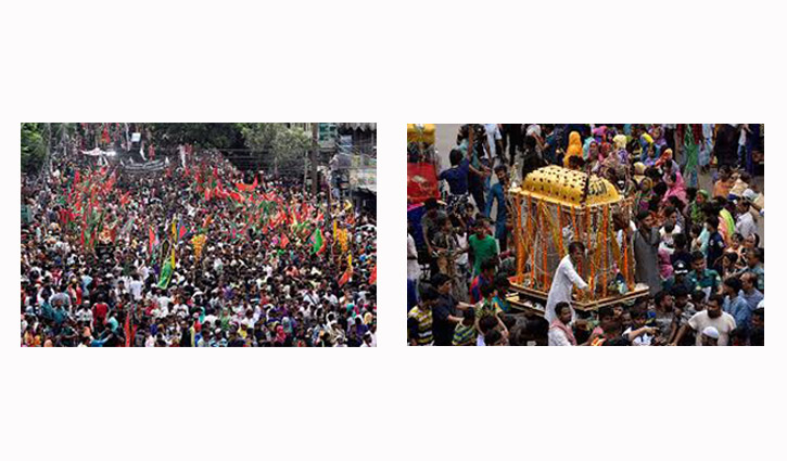 ঢাকার ঐতিহাসিক মহররমের মিছিল ঢাকার ঐতিহাসিক মহররমের মিছিল
