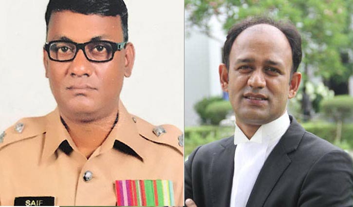 Barrister Sumon to move for suspended police officer