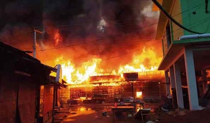 200 shops gutted in Bandarban fire