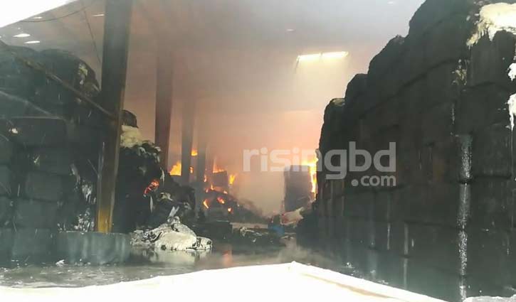 Fire at Gazipur cotton warehouse