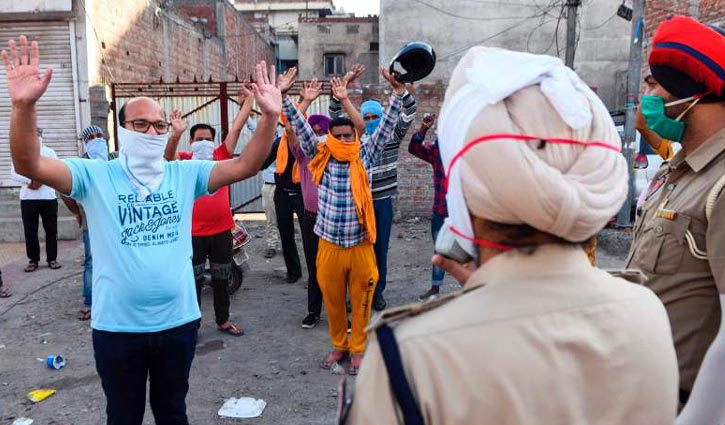 ভারতে করোনায় আক্রান্তের সংখ্যা ২১ হাজার ছাড়িয়ে