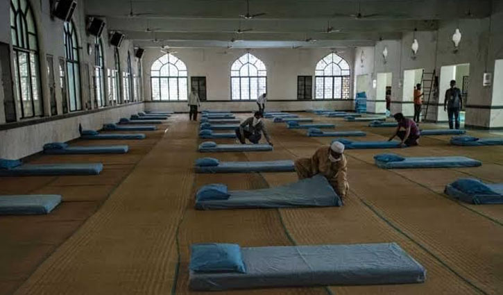 Mosque turned into quarantine centre for COVID-19 patients