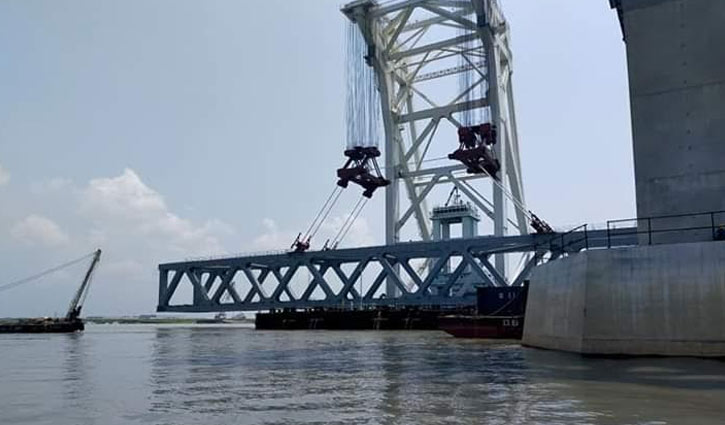 Padma Bridge’s 29th span installed