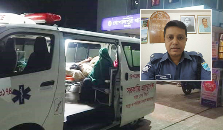 গায়ে আগুন দিলেন স্বামী, চিকিৎসার ভার নিলেন ওসি গায়ে আগুন দিলেন স্বামী, চিকিৎসার ভার নিলেন ওসি