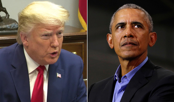 Obama was 'grossly incompetent' president, says Trump
