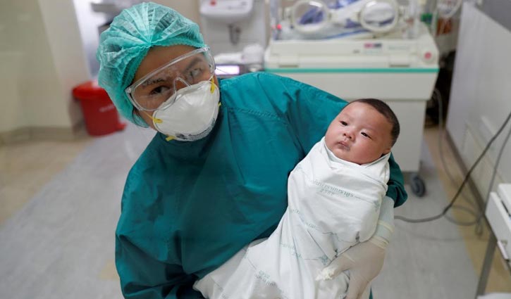 এক মাসের শিশুর করোনা জয়