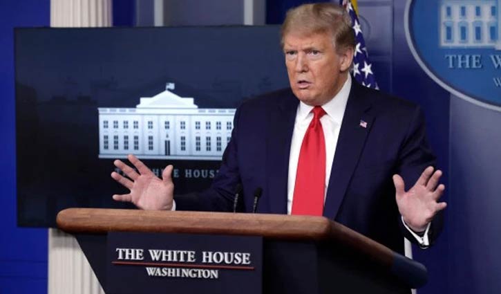 লকডাউন তোলার ‘সর্বময়’ ক্ষমতার দাবি ট্রাম্পের