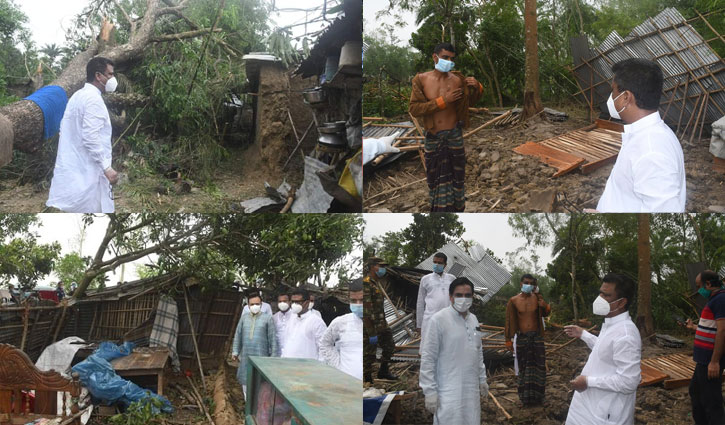 জয়পুরহাটে ঘূর্ণিঝড়ে ক্ষতিগ্রস্ত এলাকা হুইপ স্বপনের পরিদর্শন জয়পুরহাটে ঘূর্ণিঝড়ে ক্ষতিগ্রস্ত এলাকা হুইপ স্বপনের পরিদর্শন