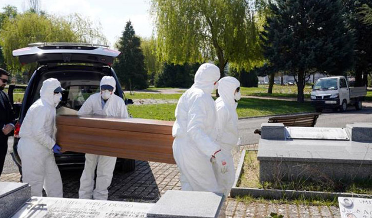 স্পেনে মৃতের সংখ্যা কমছে, বাড়ছে আশা