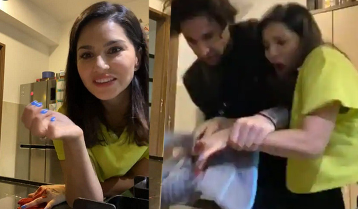 স্বামীকে বোকা বানালেন সানি লিওন (ভিডিও)